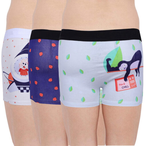 Rovga Underpants 1 Piece Underpants Patchwork Color Underwear